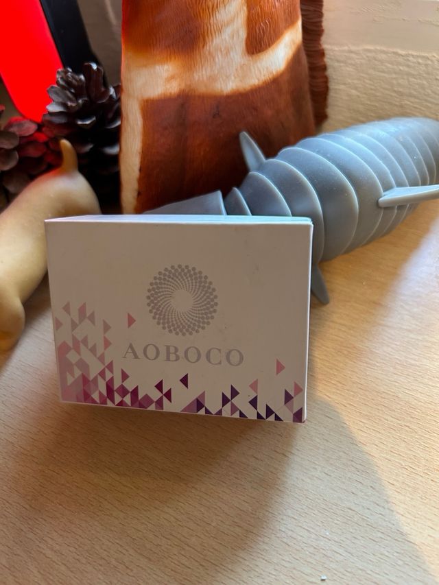 Collar Corazón Azul Aoboco Plata Mujer