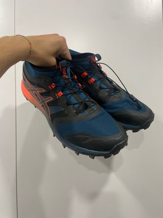 ASICS Talla 47 Azul Naranja