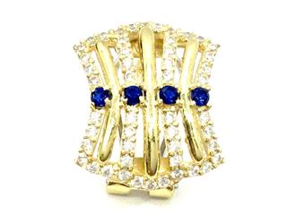 pendientes oro 18k con piedra con circonita