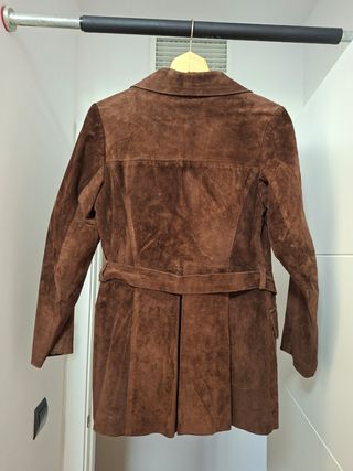 Chaqueta Ante Vintage Marrón