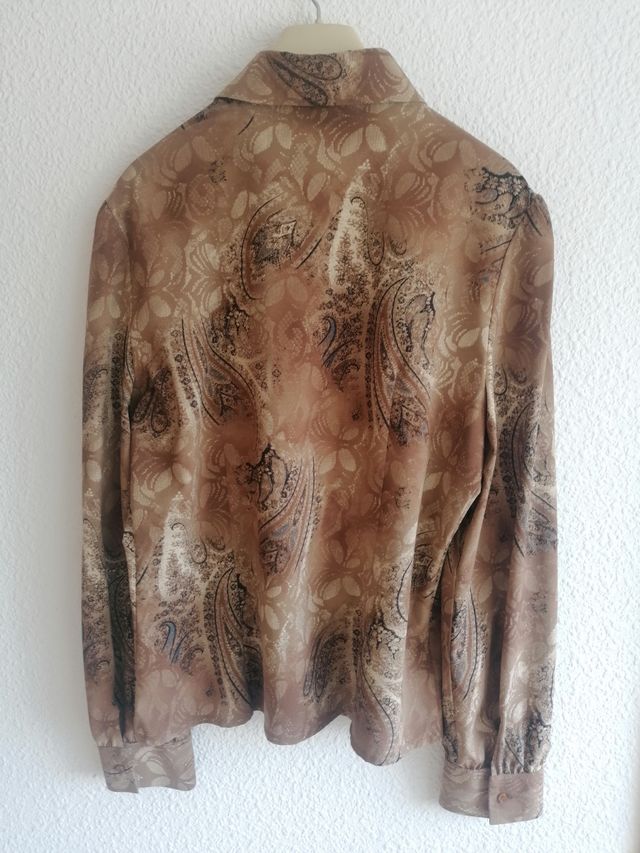 Blusa Lasserre Estampada con Volantes