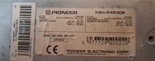 Pioneer KEH-P4530R Autoradio
