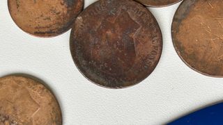 Monedas antiguas de cobre