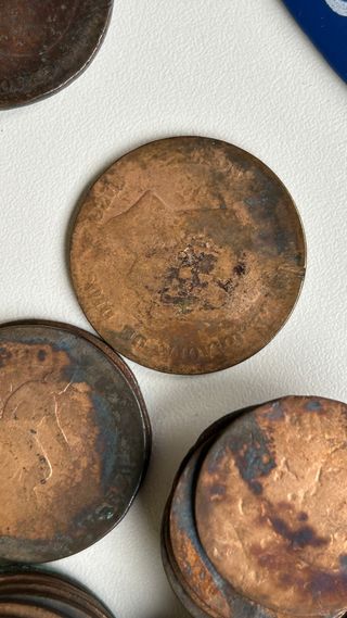 Monedas antiguas de cobre