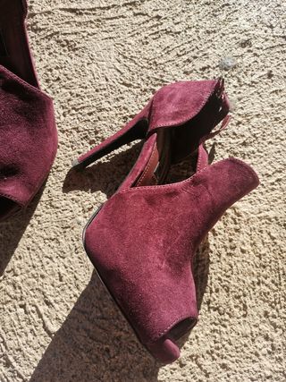 Sandali Primadonna scamosciati tacco 12 Tg 36