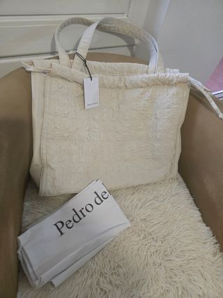 Bolso Pedro del Hierro Beige Nuevo con Etiquetas