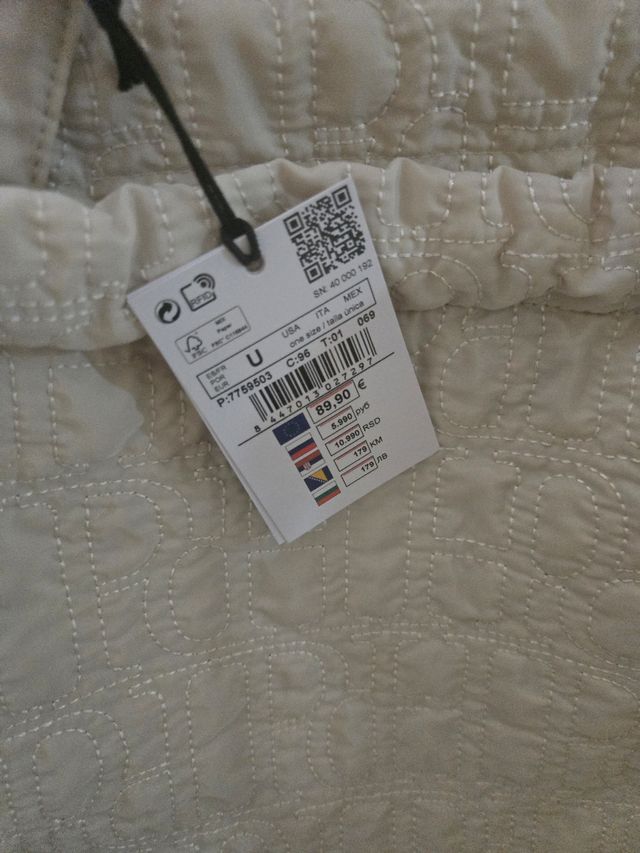 Bolso Pedro del Hierro Beige Nuevo con Etiquetas