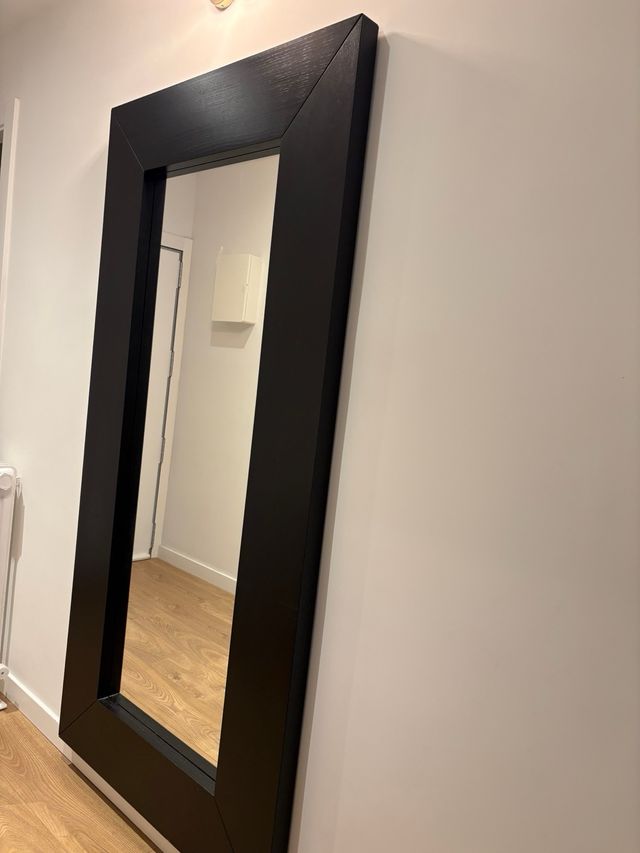 Espejo Malm Ikea Negro
