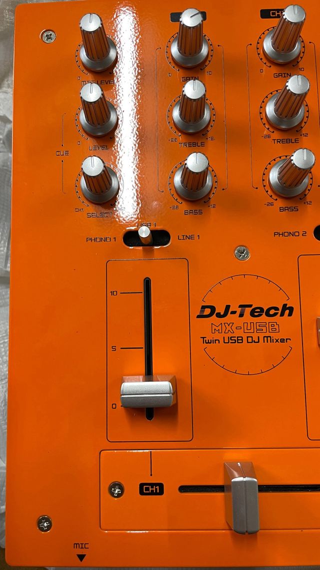 DJ-Tech MX-USB Mezclador DJ Twin