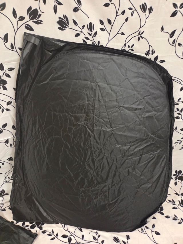 Parasol Coche Plegable Plata