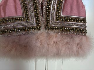 Chaleco precioso plumas nuevo