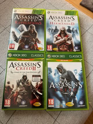 Pack 4 Assassin's Creed Xbox 360