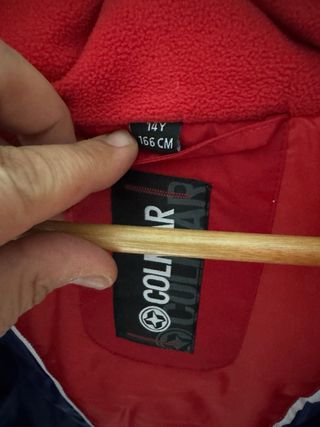 Giacca sci bambino Colmar rossa e blu