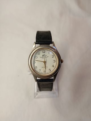 Reloj Franco Zuccon Venezia Cuarzo Negro/Plata