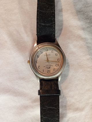 Reloj Franco Zuccon Venezia Cuarzo Negro/Plata