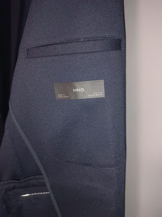 Americana Mango Azul Talla M