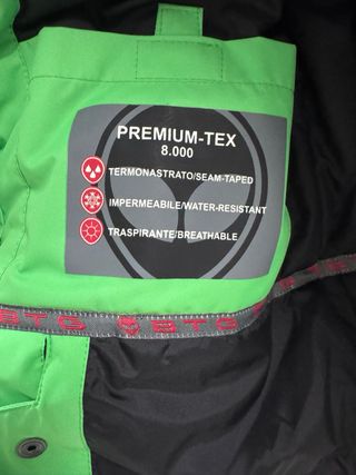 Giacca sci BTG verde taglia 152