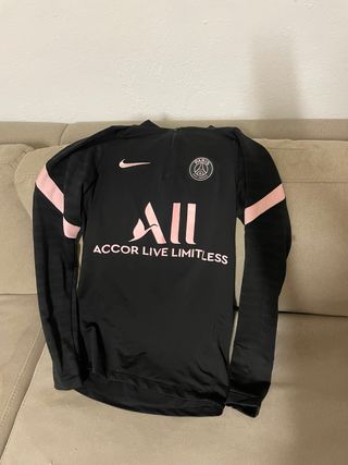 Sudadera Nike PSG Negra y Rosa