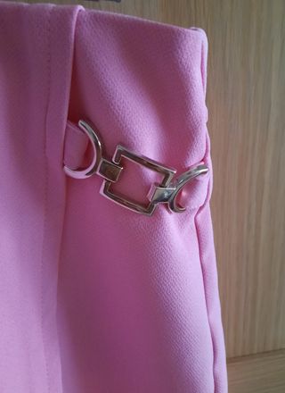 Falda pantalón Bershka rosa Talla M