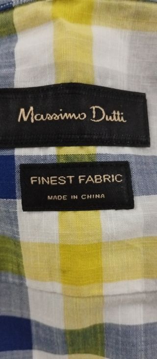 Camisa Massimo Dutti cuadros hombre
