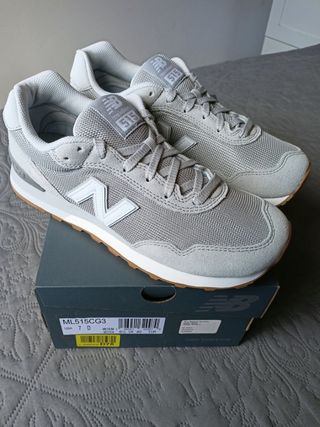 Zapatillas New Balance 515 talla 40 gris claro 