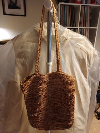 Bolso de rafia Pull&Bear multicolor