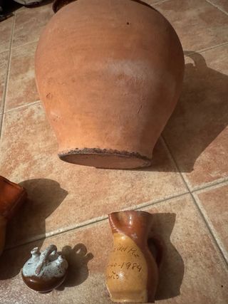 Lote de cerámica barro antiguo  Cántaro !!!