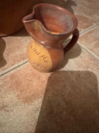 Lote de cerámica barro antiguo  Cántaro !!!