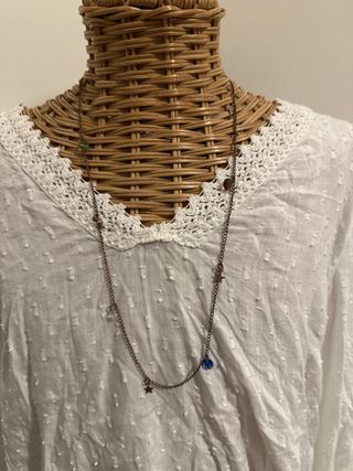 Collana con ciondoli stelle e perline
