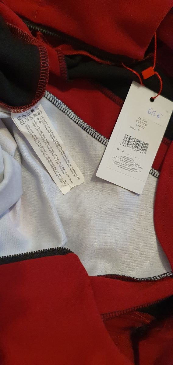 Vestido de punto con manga larga