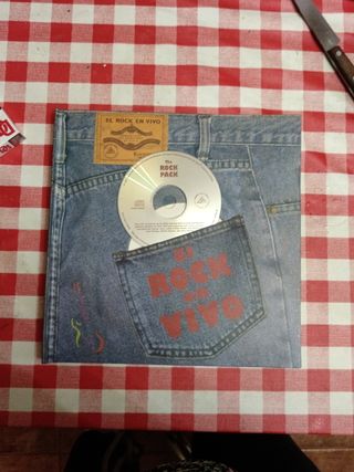 CD El Rock en Vivo The Rock Pack,libro 3D