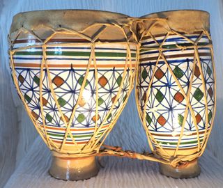 Tambores/Timbales/Bongos Cerámica y Piel