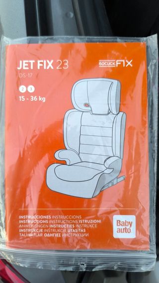 Silla y Elevador Coche Jet Fix Babyauto Grupo 2-3