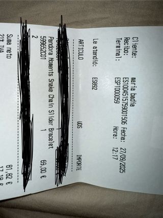 Pulsera Pandora Ajustable Plata