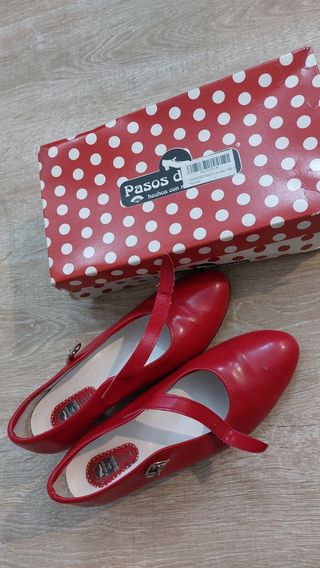 Zapatos Flamenca Pasos de Baile Talla 38