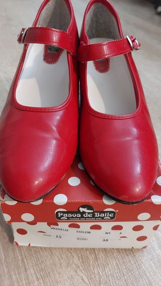 Zapatos Flamenca Pasos de Baile Talla 38