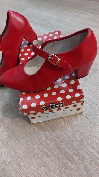Zapatos Flamenca Pasos de Baile Talla 38