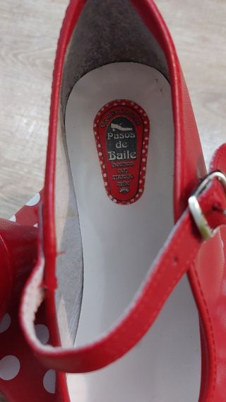 Zapatos Flamenca Pasos de Baile Talla 38