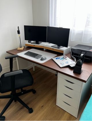 Escritorio IKEA IDASEN + Cajonera ALEX