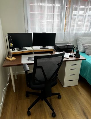 Escritorio IKEA IDASEN + Cajonera ALEX