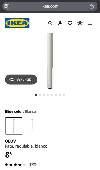 Escritorio IKEA IDASEN + Cajonera ALEX