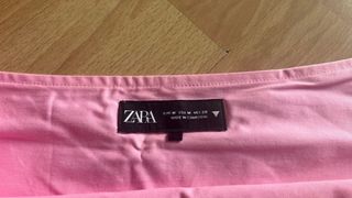Falda Short Zara Rosa