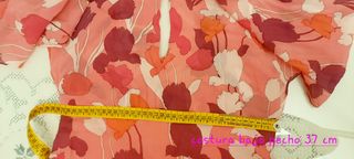 Vestido largo estampado flores 