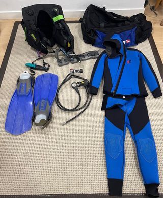 Equipo de buceo completo