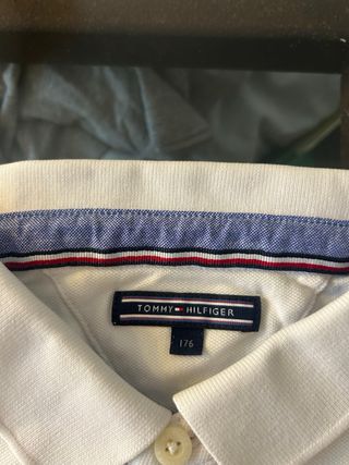 Polo Tommy Hilfiger Blanco Talla S