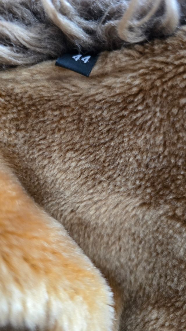 Abrigo largo con pelo