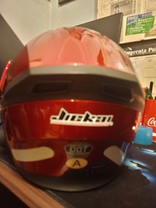 Casco Moto Modular Rojo