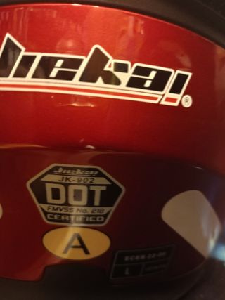 Casco Moto Modular Rojo