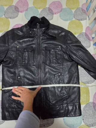 Cazadora de cuero para hombre nueva