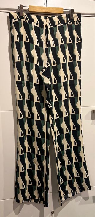 Conjunto Zara estampado geométrico